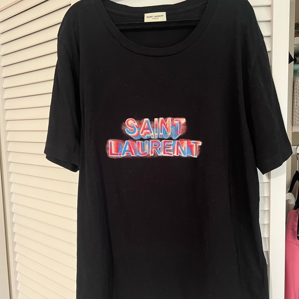 Saint Laurent Classic Black Tee